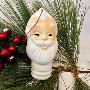 Vintage Santa Claus Candy Tube Topper Bank, Christmas, Holiday Collectible